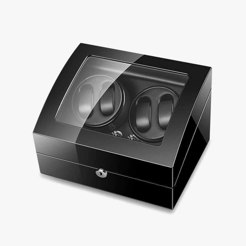 Rolex 4 Watch Winder Box for 10 Automatic Watches - Black Rolex 4 Watch Winder Box for 10 Automatic Watches - Black