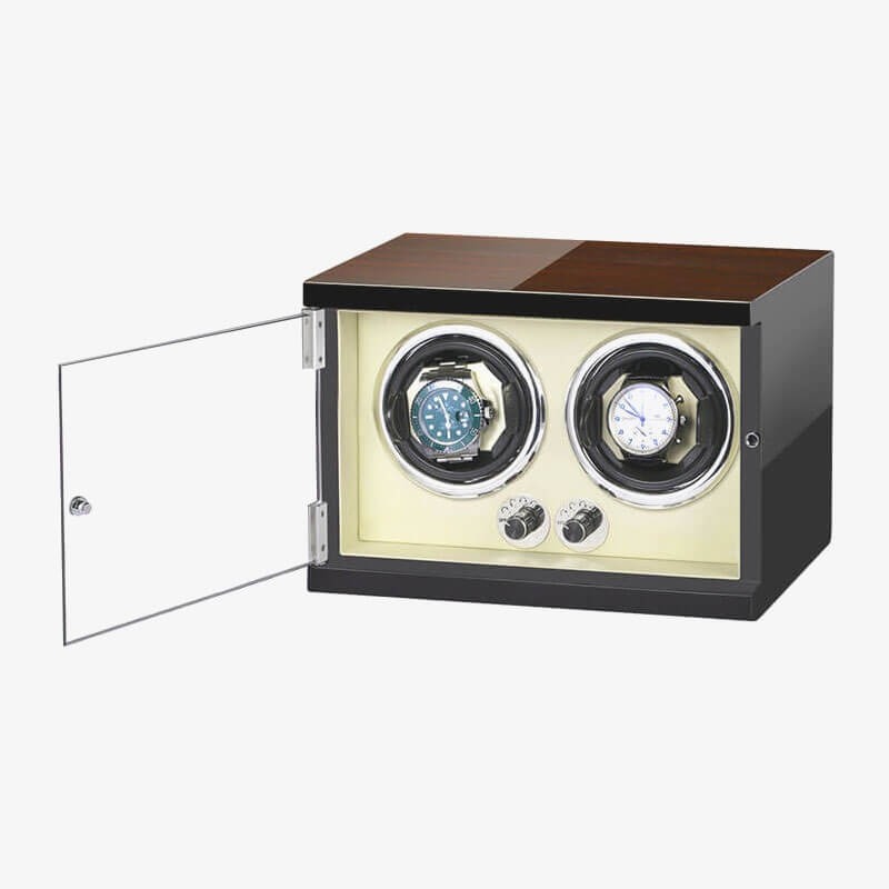 Classic Vertical Wooden Automatic Wrist Watch Winders Classic Vertical Wooden Automatic Wrist Watch Winders