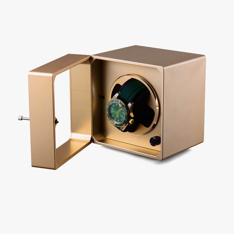 Aviation Aluminum Single Watch Winder - Gold Aviation Aluminum Single Watch Winder - Gold