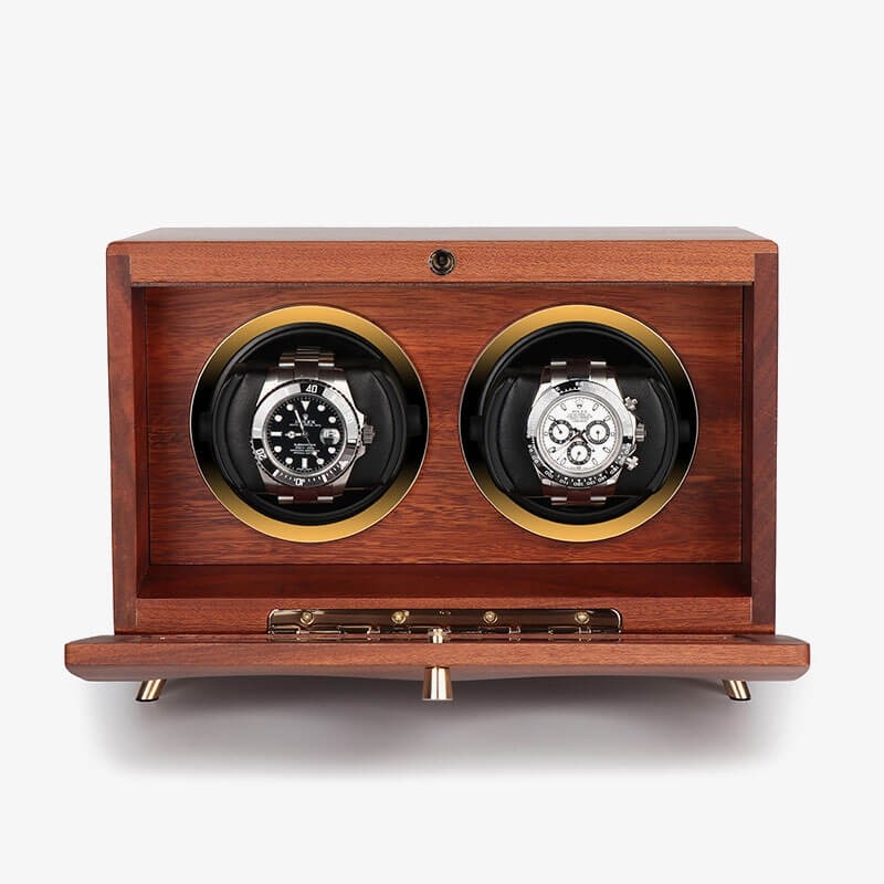 Rolex Double Watch Winder with Solid Wood Rolex Double Watch Winder with Solid Wood