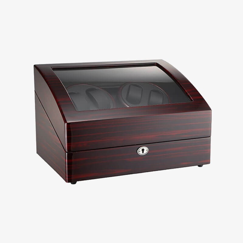 4 Watch Winders for Breitling Watches With 6 Watch Storages - Ebony BWC 4 Watch Winders for Breitling Watches With 6 Watch Storages - Ebony BWC