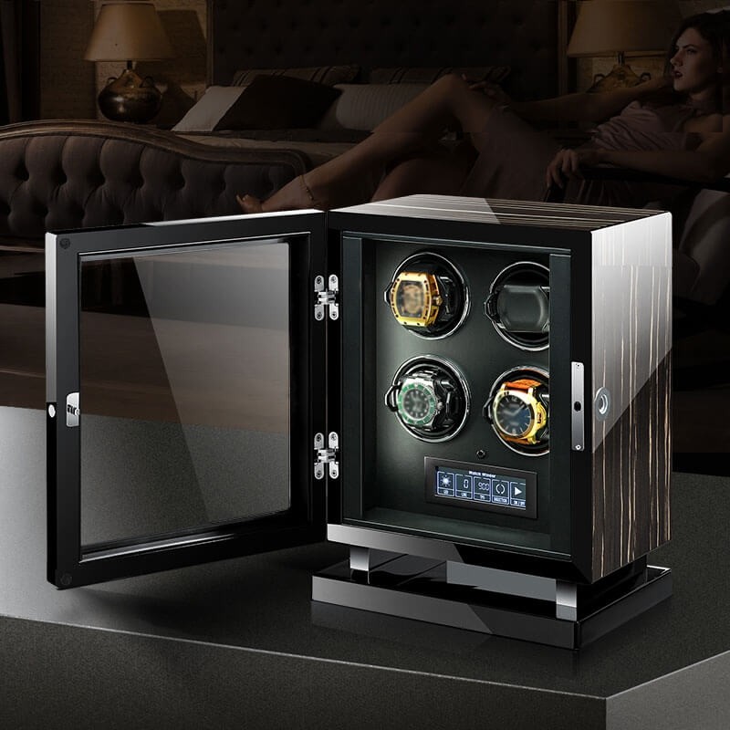 Intelligent 4 Watch Winder Box - Dark Warrior Intelligent 4 Watch Winder Box - Dark Warrior