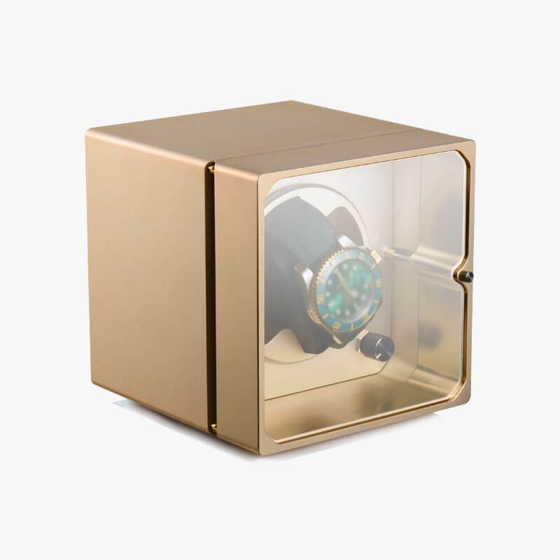 Aviation Aluminum Single Watch Winder - Gold Aviation Aluminum Single Watch Winder - Gold