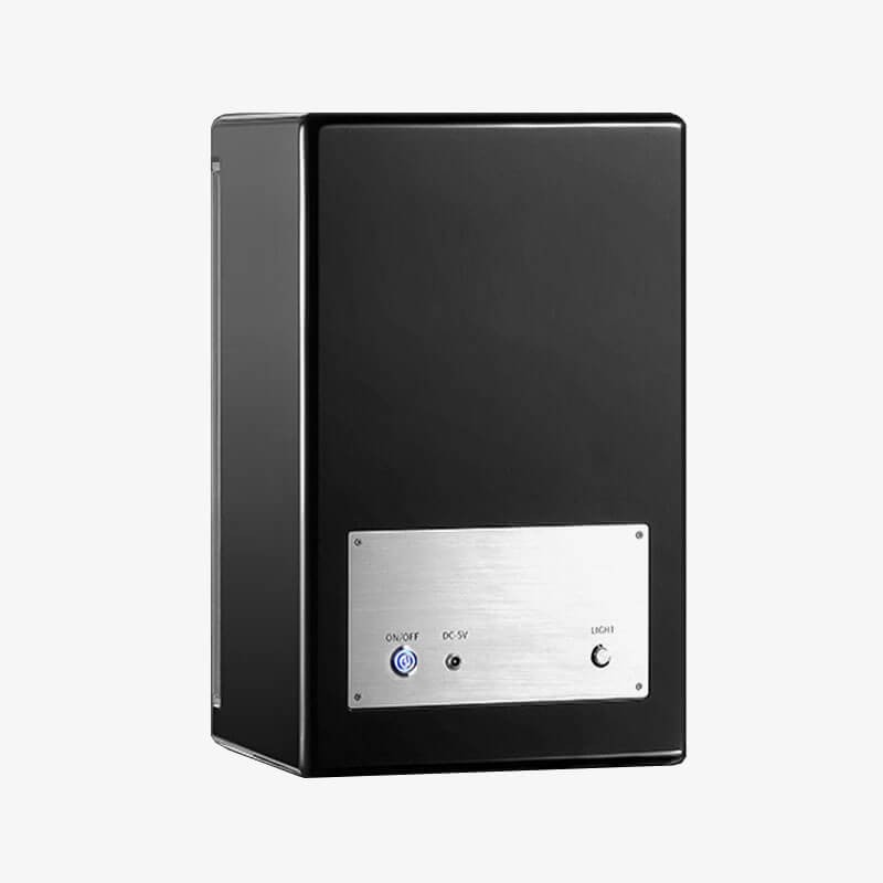 Touch Control Automatic 6 Watch Winder in Black Interior Touch Control Automatic 6 Watch Winder in Black Interior