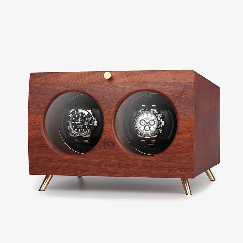 Rolex Double Watch Winder with Solid Wood Rolex Double Watch Winder with Solid Wood